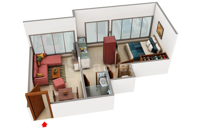 1 BHK Plan