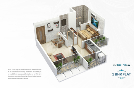 1 BHK Plan