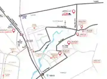 Arihant Sports City Location Map