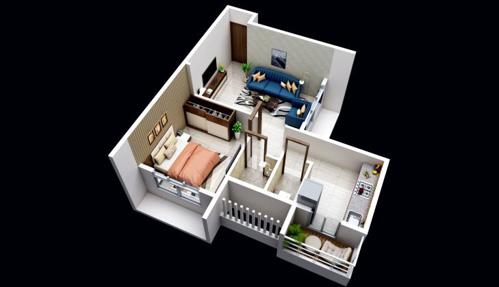 1 BHK Plan