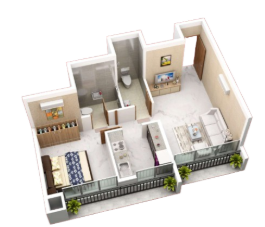 1 BHK Plan
