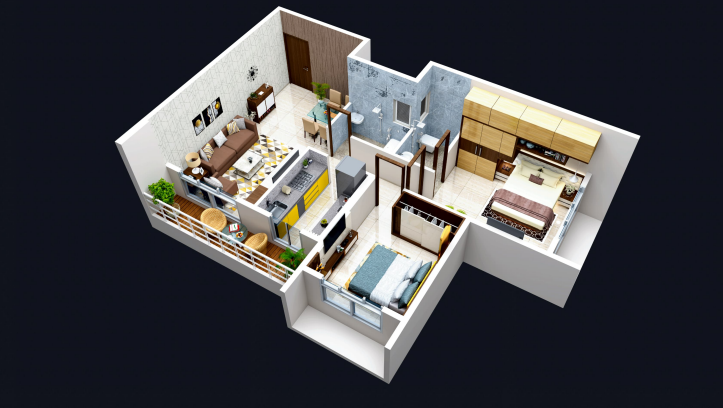 2 BHK Plan