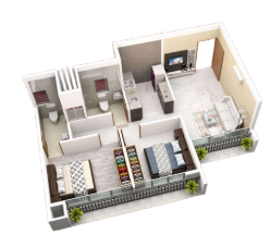 2 BHK Plan