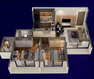 2 BHK Plan