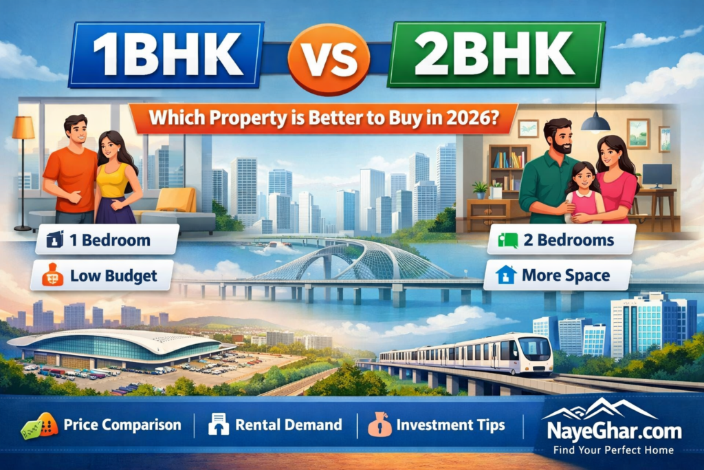 1BHK and 2BHK flats