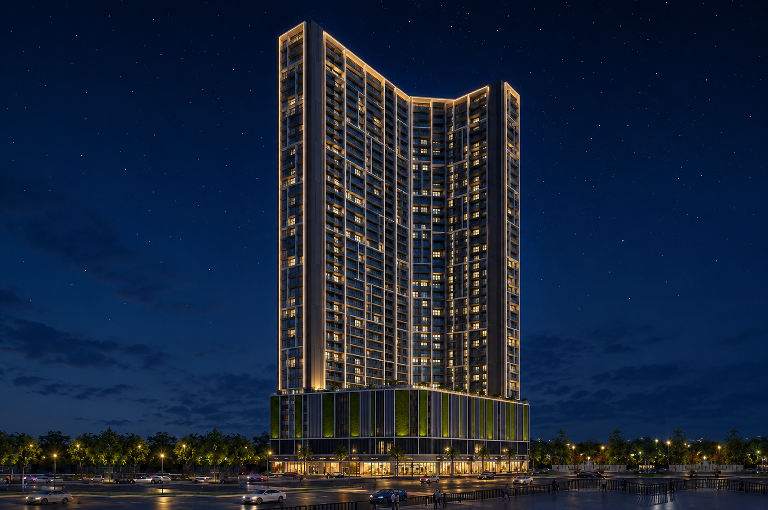 Satyam Surya Manhattan Night View